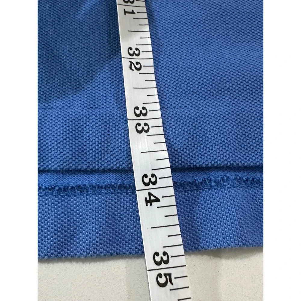Polo Ralph Lauren Mens 2XLT Blue Polo Bear Short Sleeve Pique‎ Shirt Big & Tall